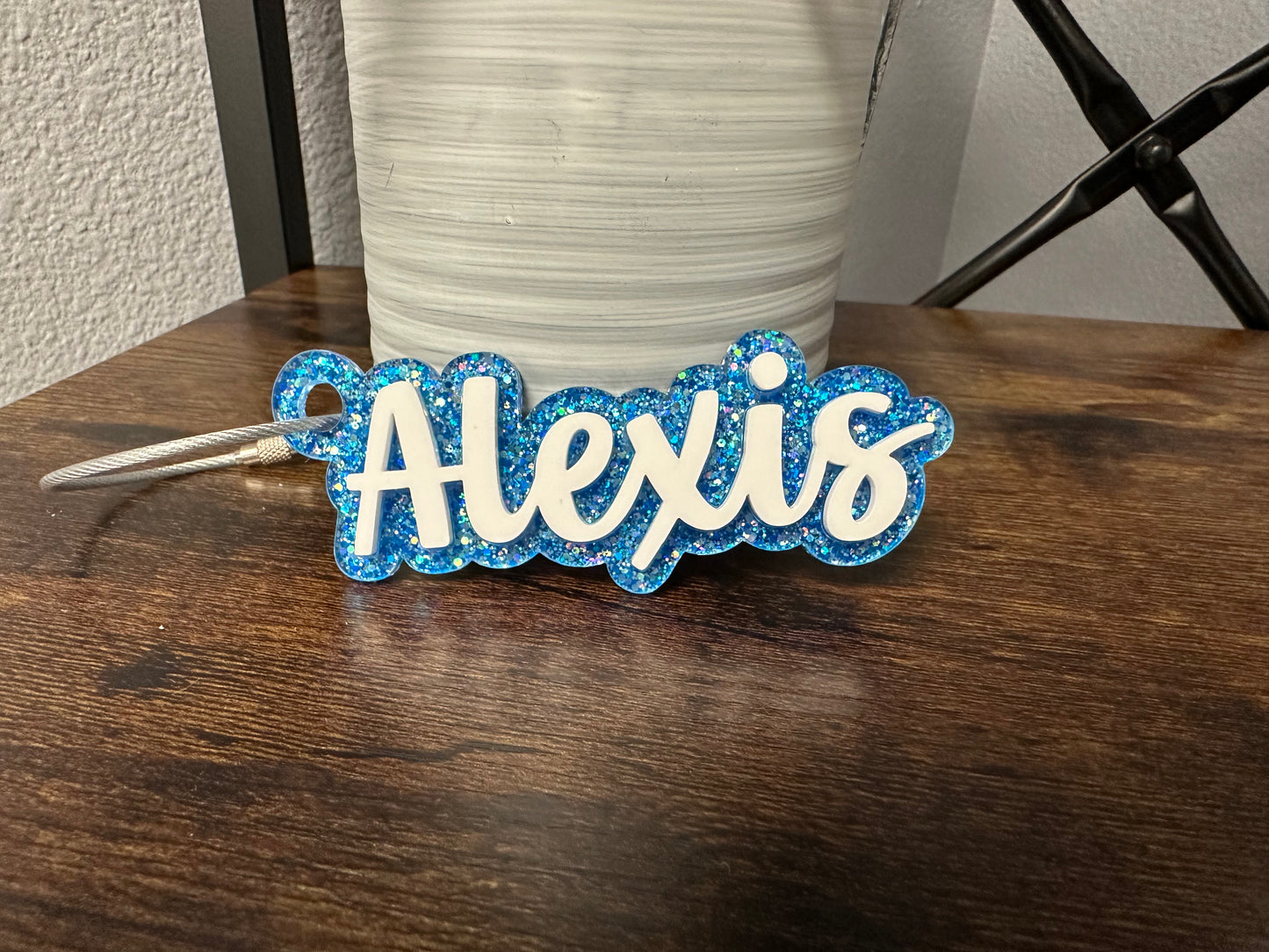 Name Shaped Keychains / Bag Tags