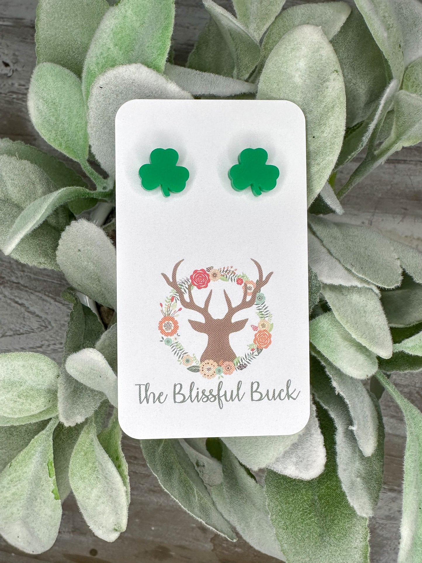 Shamrock Studs