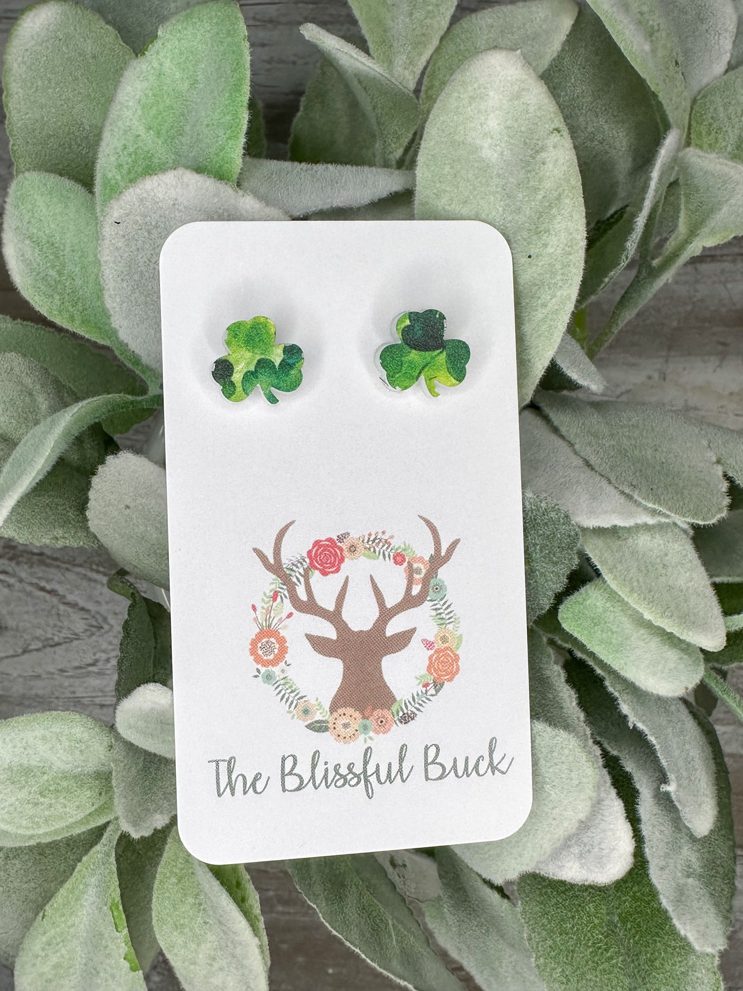 Shamrock Studs