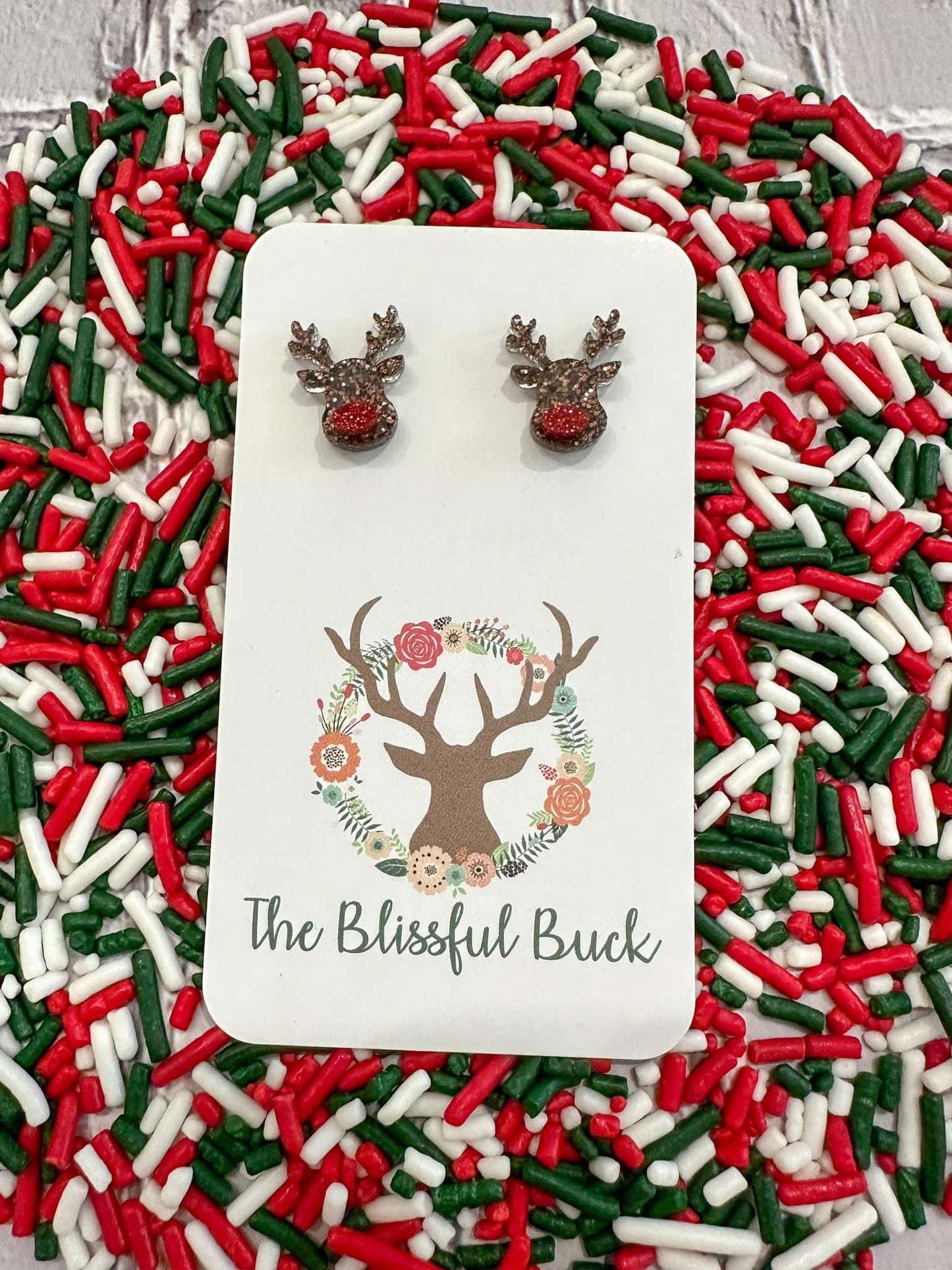 Reindeer Stud Earrings