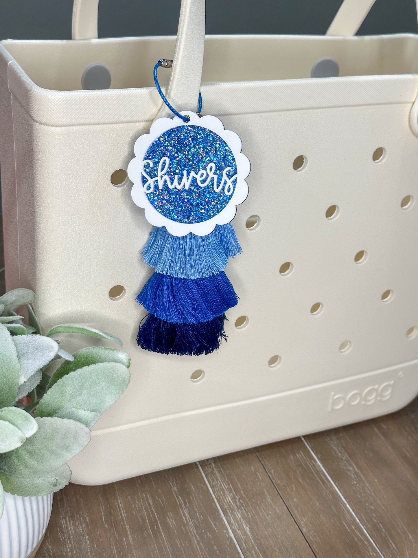 Scallop Bag Tag 3 inch