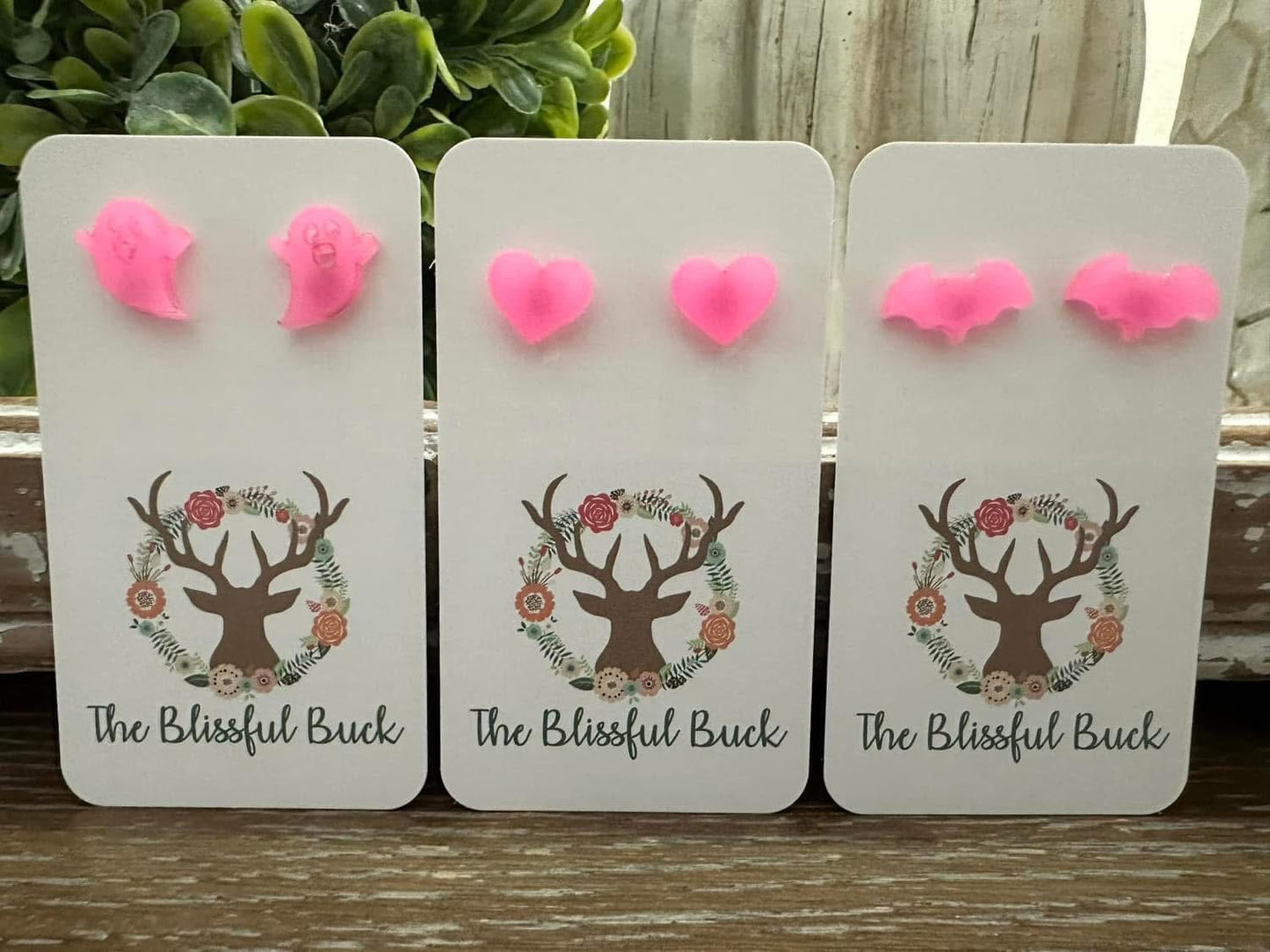 Glow in the Dark Stud Earrings