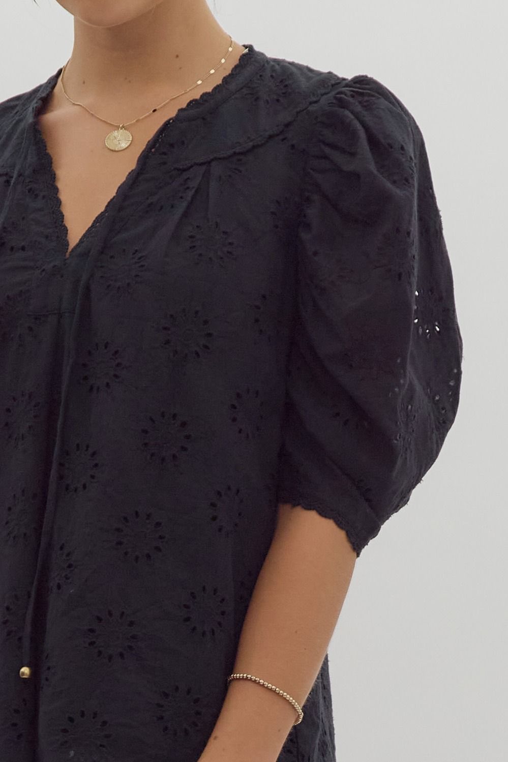 Eyelet Lace Top from Entro