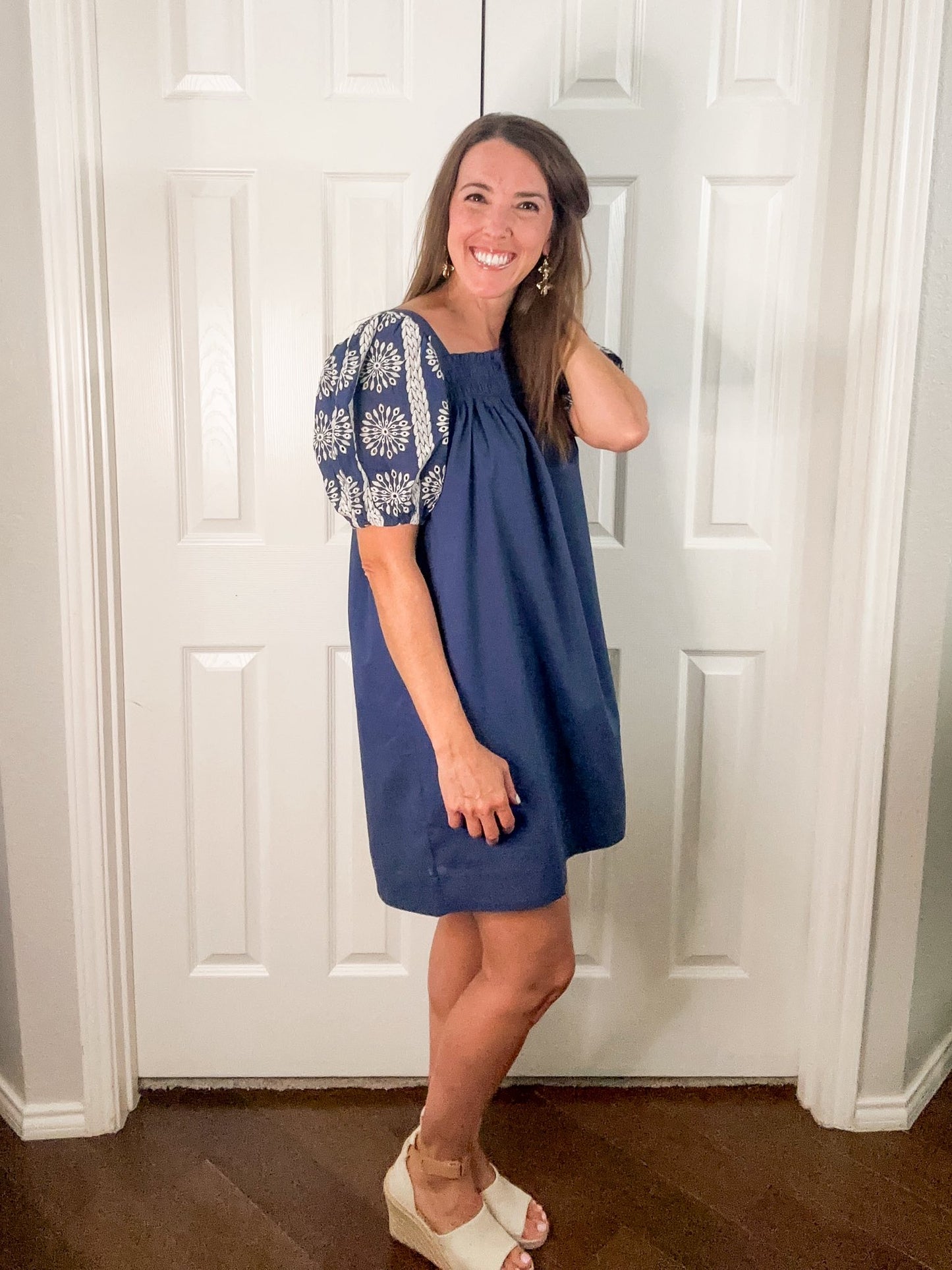Square Neck Mini Dress By Umgee