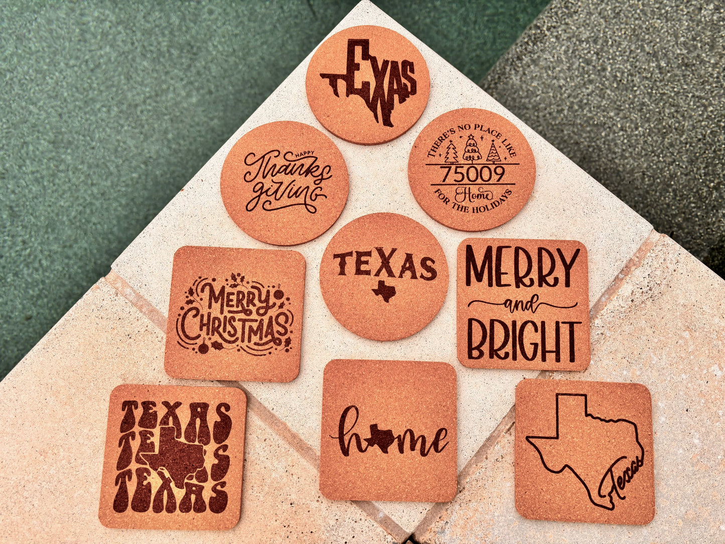 Custom / Personalized Cork Coasters
