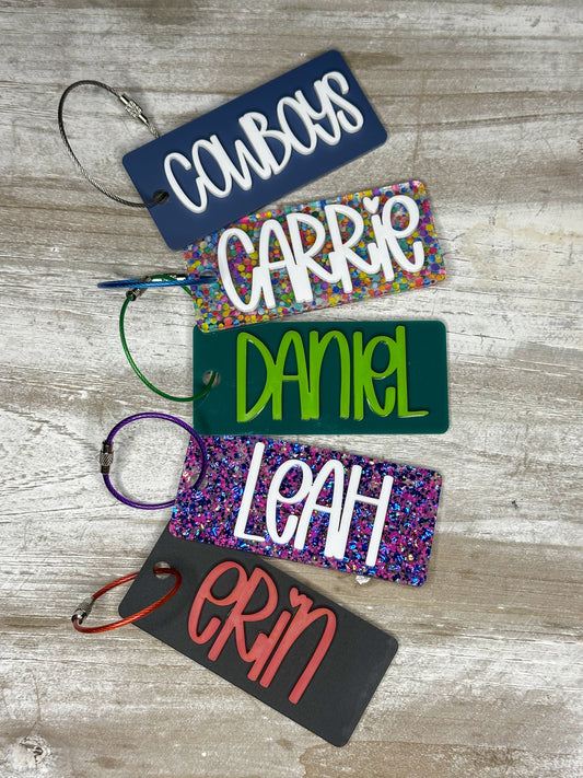 Rectangle Bag Tags