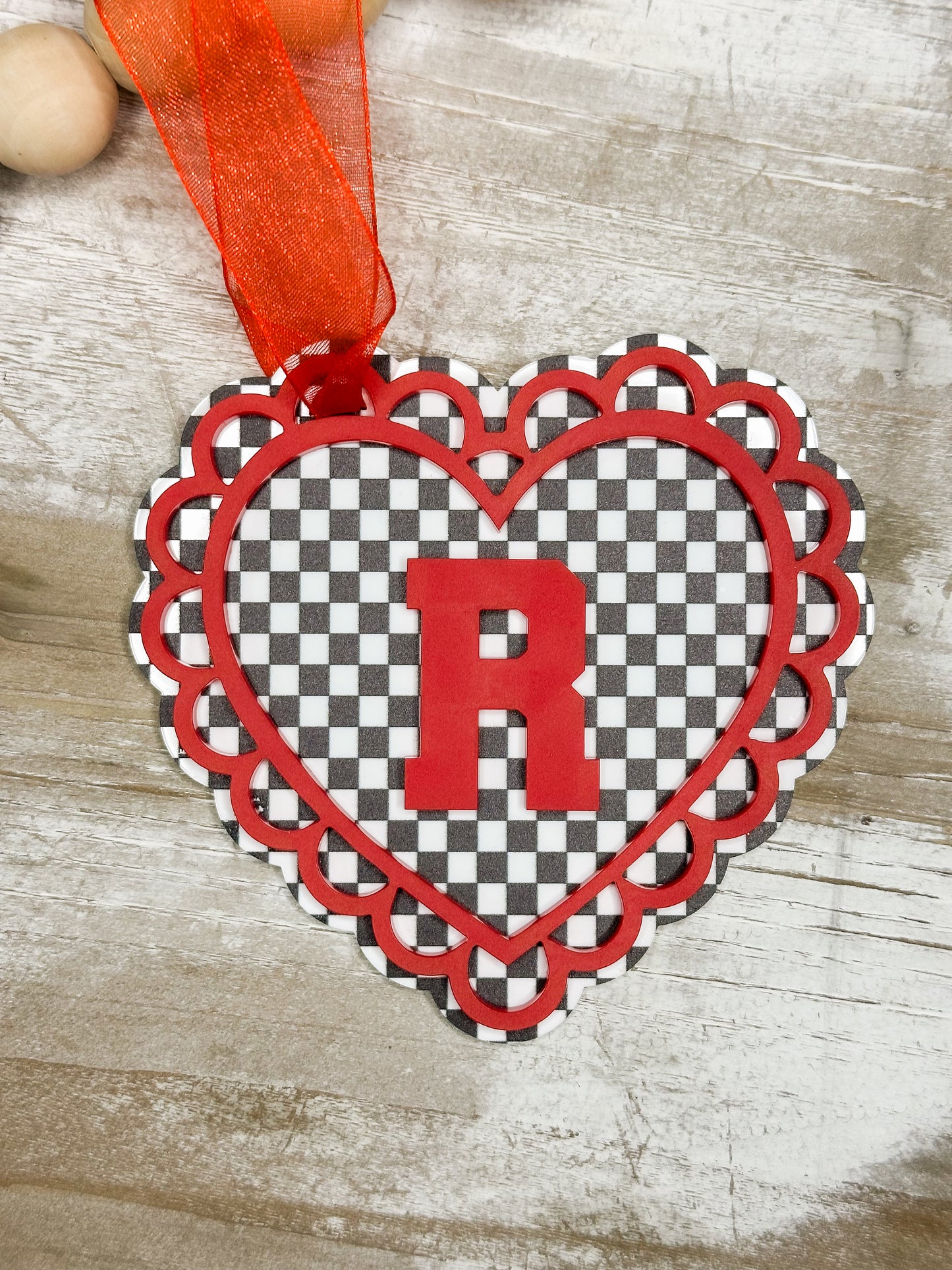 Acrylic Valentine Tags