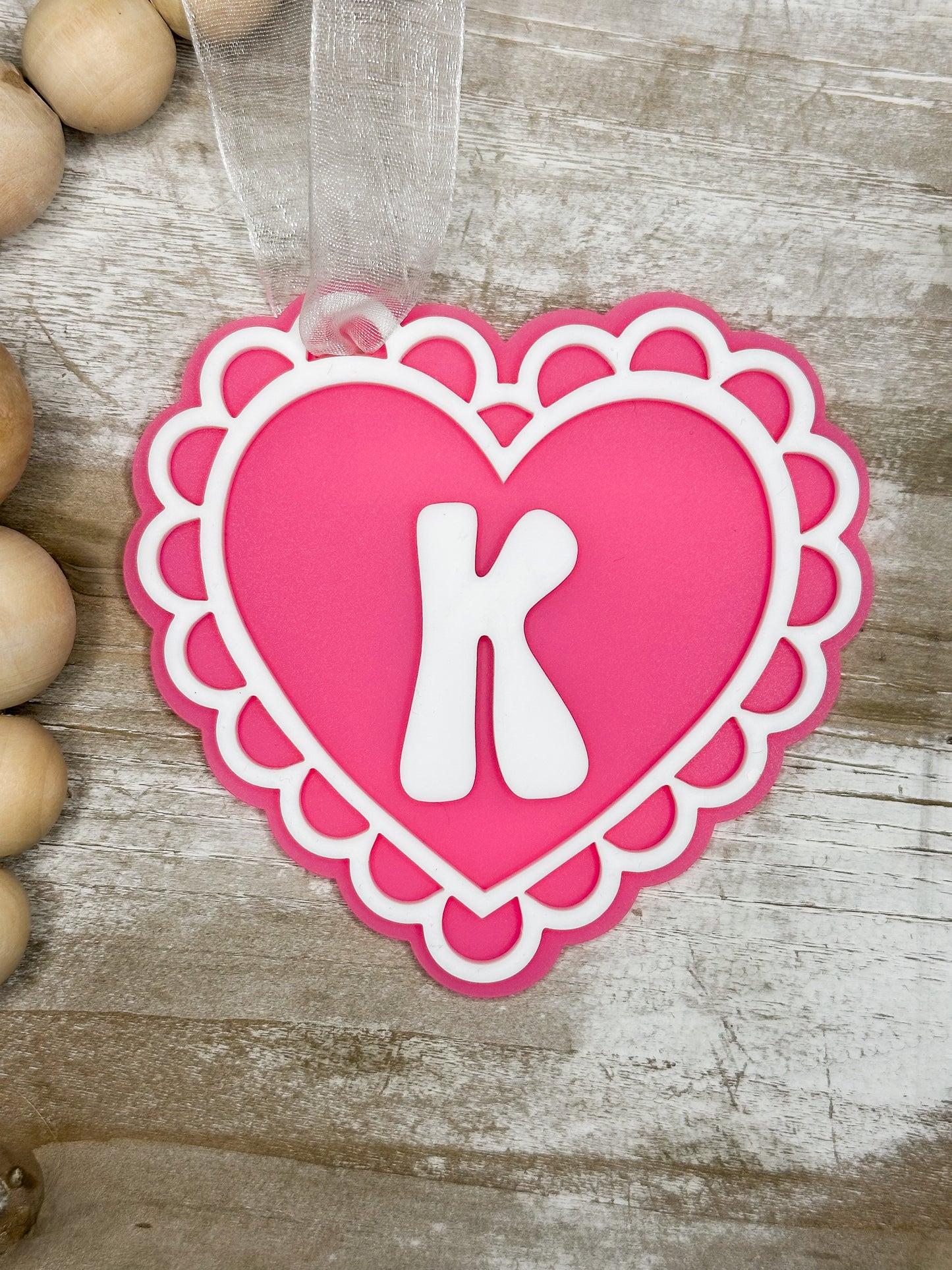 Acrylic Valentine Tags
