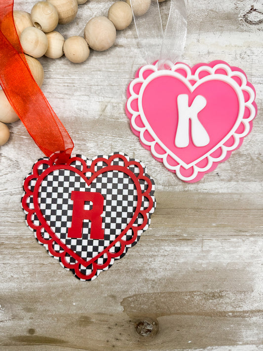 Acrylic Valentine Tags
