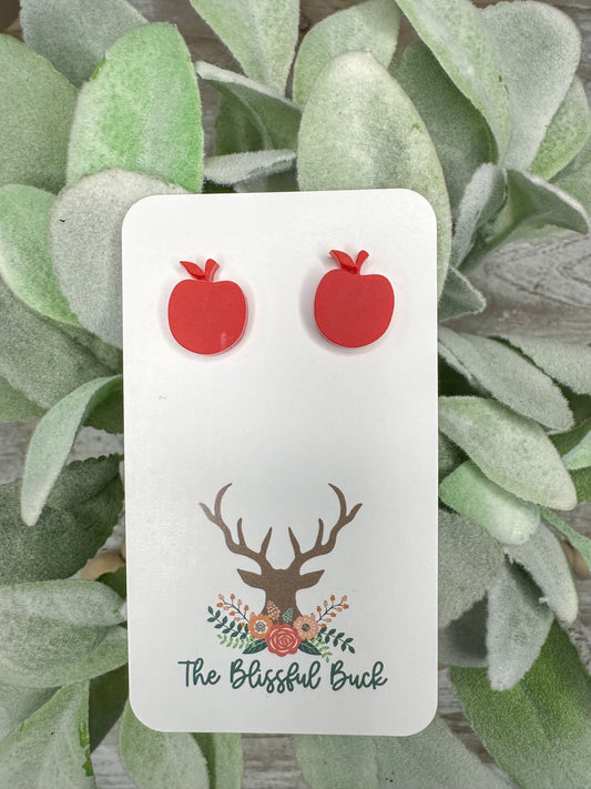 Apple Stud Earring