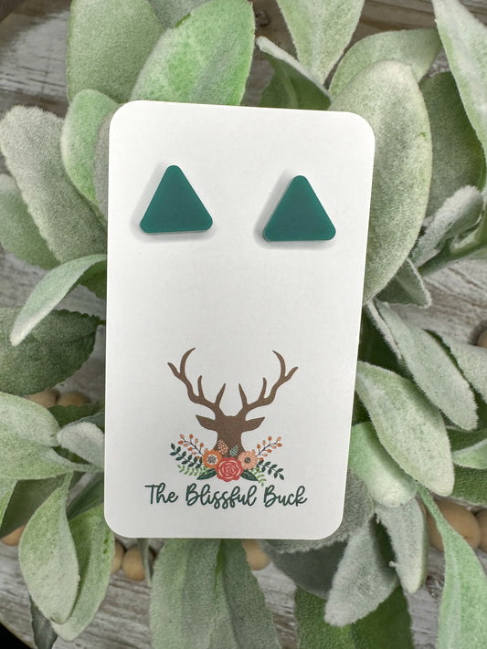 Triangle Stud Earrings