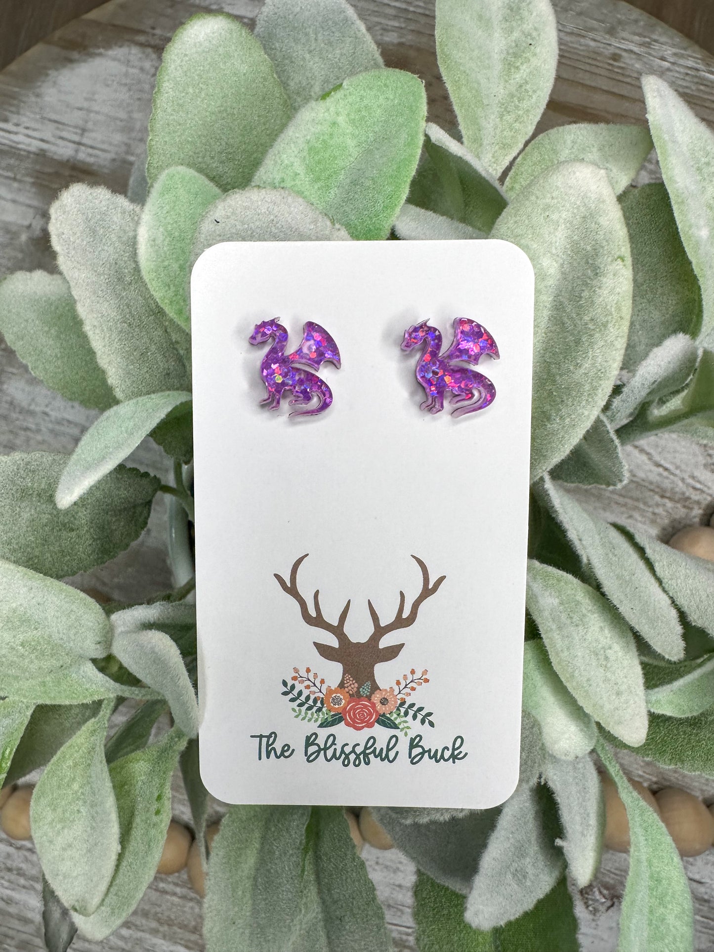 Dragon Stud Earrings
