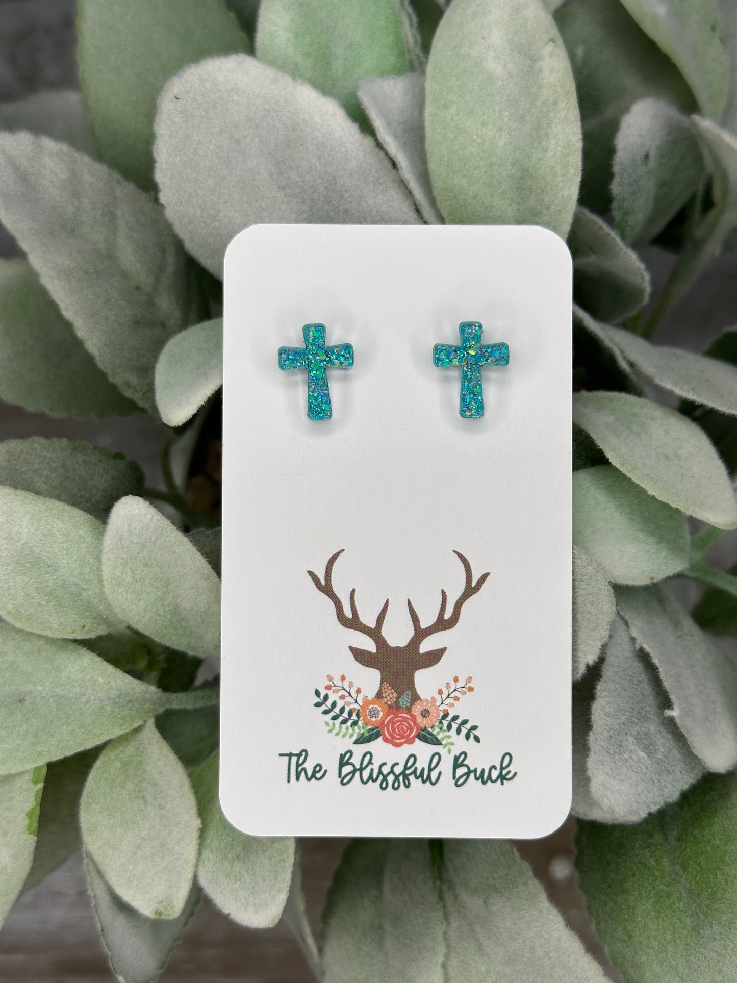 Cross Stud Earrings