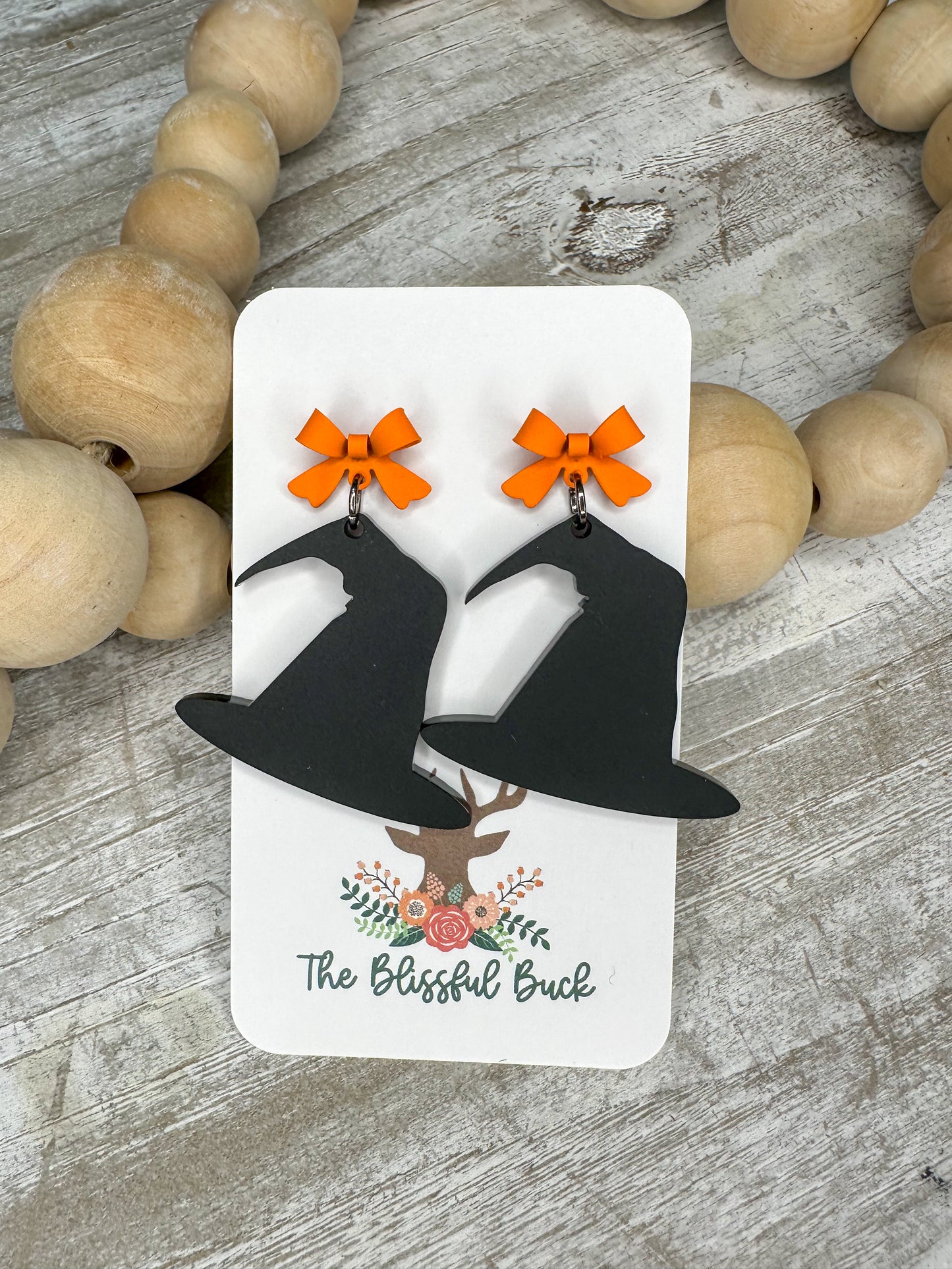 Dangle Witch Hats with Bows